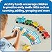 hand2mind Numberblocks Express Train MathLink Cubes Activity Set, Preschool Learning Activities, Train Toy, Counting Blocks, Number Toys, Kids Educational Toys, Math Manipulatives for Preschoolers