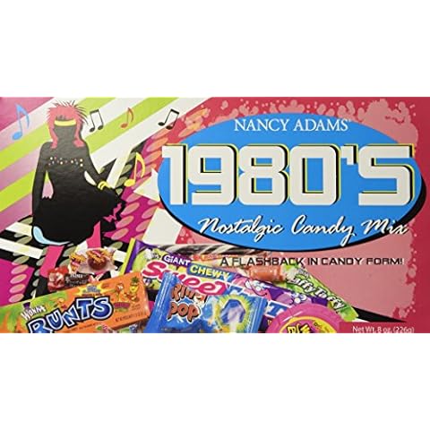 1980's Retro Candy Gift Box-Decade Box Gift Basket - Classic 80's Candy Cover