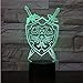 Produktbild 3D Led Nachtlicht Zelda Tischlampe Anime Game Breath of The Wild Visuelle Illusion Luces