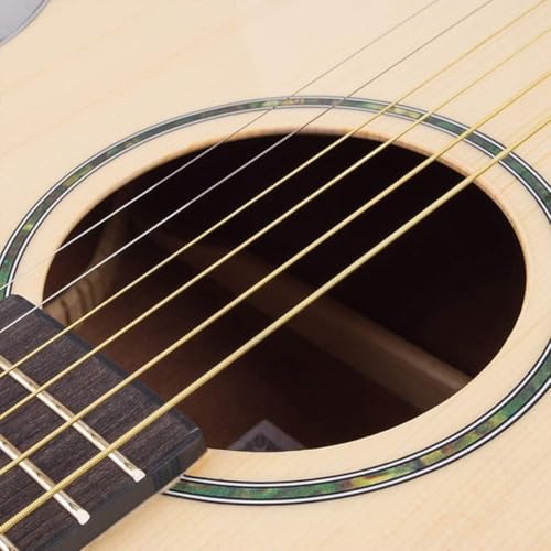 Image of IMAGINEA Acoustic Guitar String for Guitar | Set of 6 | Stainless Steel Strings with Hollow Ball End Guitar Accessories | Super Light Gauge Acoustic /Semi Acoustic Guitar Strings set
