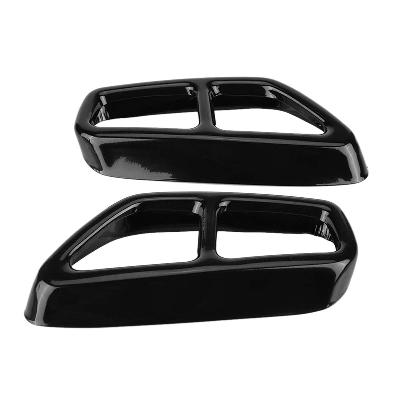 Scarico Auto Terminale di Scarico per B&MW Serie 5 G30 528Li 530Li 2017 2018 Auto in Acciaio Inox Nero Terminale di Scarico Copertura Trim