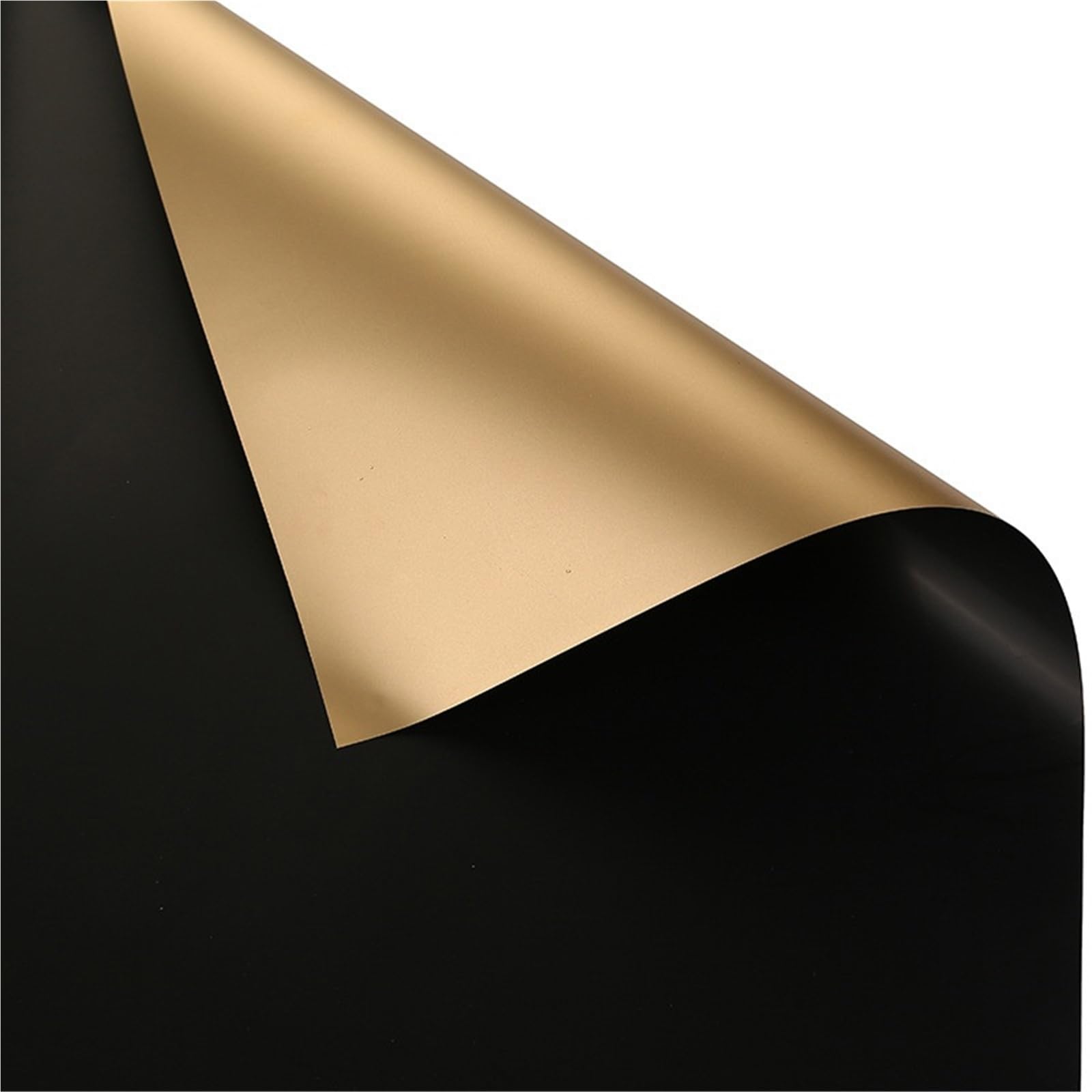 10 unids/set 60 * 60cm papel for envolver flores impermeable envoltorio for manualidades decoración de boda Para Regalo(Black)