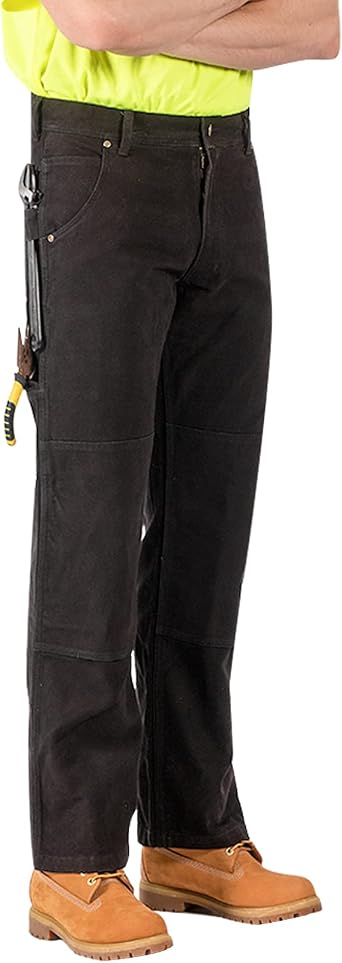AYKRM Cargo Work Pant Relaxed Straight Fit Heavy Woven Duck Carpenter Jean