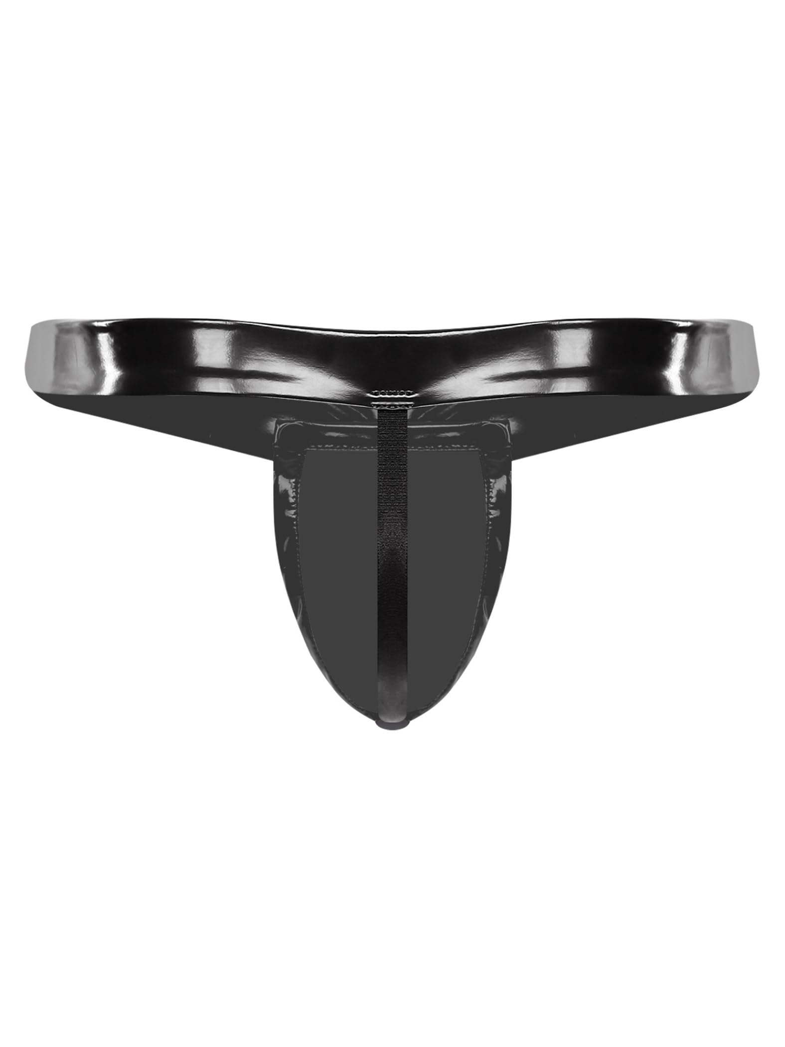 Herren Lackleder G-String Wetlook Slip T-Back Tanga Mit O-Ring Briefs Unterhose Jockstrap Mit Buckle Panty Unterwäsche