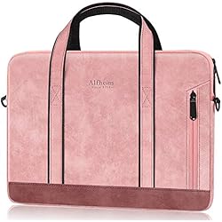 Maletin Portatil Pequeño Alfheim Maletín para portátil de 13-13,3 pulgadas, maletín de piel impermeable para portátil con correa para el hombro para la escuela/viajes/negocios, compatible con Macbook Air/Pro de 13´´