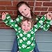 Traditional Craft Green Shamrock Kids Jumper Irish Sweater Nature Lover Gift for Children 100% Acrylic (US, Age, 5 Years, 6 Years, Green)