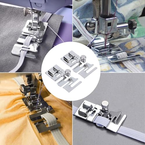 Pisadera para máquina de coser banda elástica 2 pcs miniatura 6