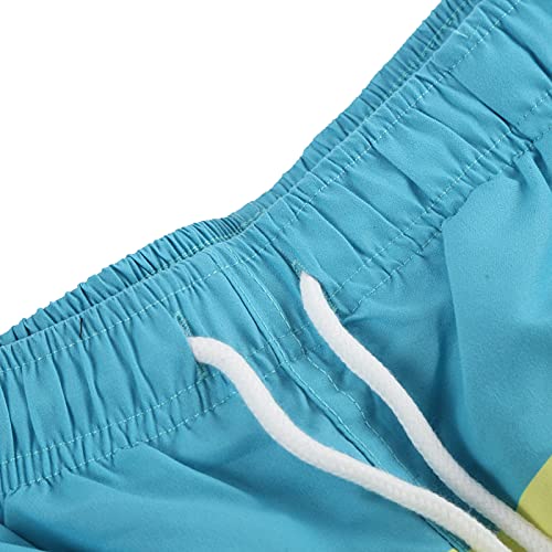 Shorts estampados, shorts de praia confortáveis ​​e impermeáveis ​​mais convenientemente auto-ajusta