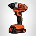 BLACK+DECKER 20V MAX* POWERCONNECT 1/4 in. Cordless Impact Driver Kit (BDCI20C)
