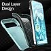 Crave for Google Pixel 9 Case and Pixel 9 Pro Case, Shockproof Protection Dual Layer Cover (6.3 inch) - Aqua