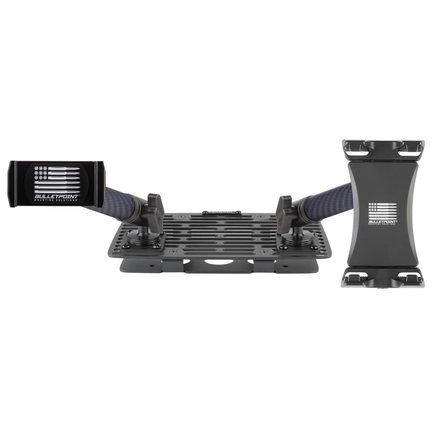 Bulletpoint RubiGrid Metal Dash Mount with Phone Holder Tablet Holder Bundle Compatible with 2019-2023 Ford Ranger