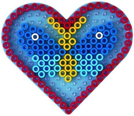 Miniatura 3 de Hama Maxi Beads (8206-8222) - Bag with Pin Plate 8206 Heart and 8221 Star