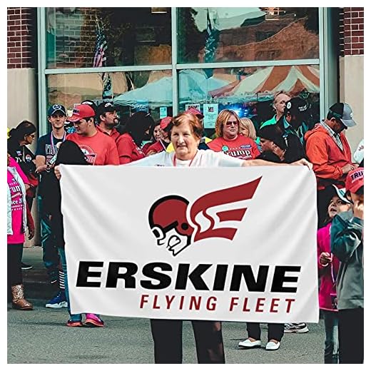 Ikwjobfu Erskine College Logo Banner Breeze Flag Outdoor Flags Home Flag Garden Flag 3 'X 5' Ft