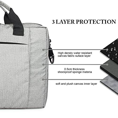 Image of Wooum 15.6 Inch Office Laptop Bags Briefcase for Men and Women Side Bag for Laptop Briefcase Slim messanger Bag for Laptop