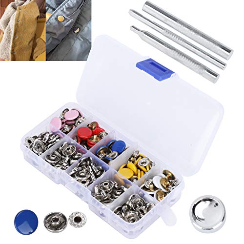 Ferramenta de pressão de couro, kit de fixação de pressão, alta qualidade durável 1 conjunto colorid