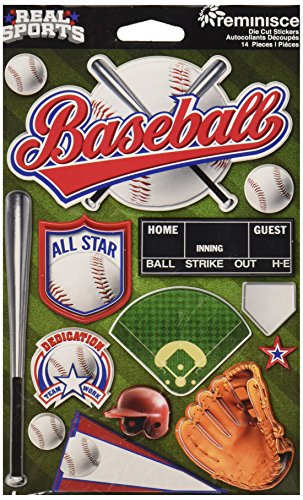 Reminisce Real Sports Dimensional Stickers 4.5