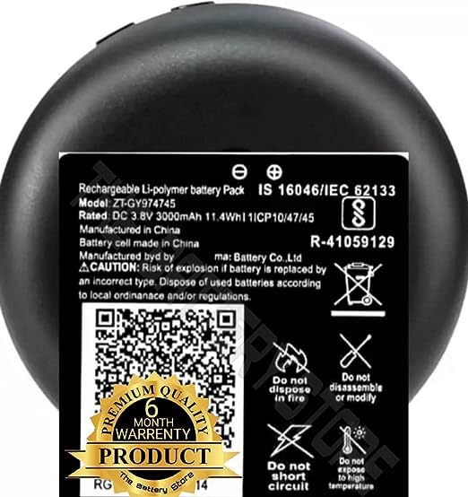 Image of Original ZT-GY974745 Battery for LYF Jio WiFi Dongle JMR815 Wireless Router Battery with 6 Month Warranty****(G0001)