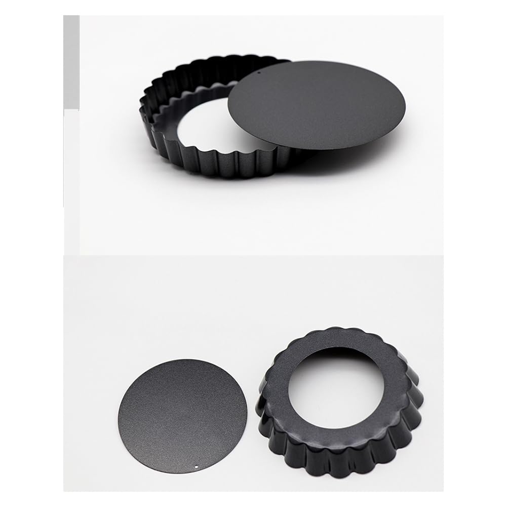 32 Piezas Mini Moldes para Tarta de 3 Pulgadas Molde para Tarta de Huevo con Fondo ExtraíBle Molde Redondo para Quiche Mini Moldes para Tartas Molde para Hornear