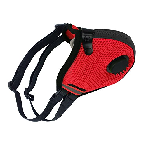 Image of RZ Mask M2 - Cooling Mesh Dust Mask w / 99.8% Carbon Filtration, Anti Fogging w /Easy Use Hook-and-Loop Head Strap