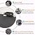 ybaymy 20 PCS Commercial Carpet Tiles, 20”x 20” Carpet Floor Tiles with Anti-Slip PVC Back, Non Slip Square Carpet Tiles for Residential & Commercial Flooring Use (Light Grey)