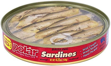 MW polar Brisling Sardines, Smoked, 4.23 Ounce