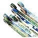 Romote 4Pcs aléatoire Washi Tapes DIY Van Gogh Peinture Papier Masking Tape décoratifs Rubans adhésifs Autocollants Scrapbooking Taille 15mm * 7 m
