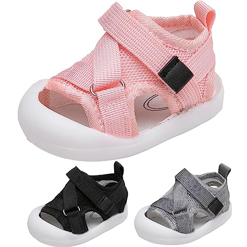 2025 Baby Sandals Boys Girls Sports Walking Shoes Cute Non Slip Soft Bottom Mesh Breathable Toddler Sandals Trendy2