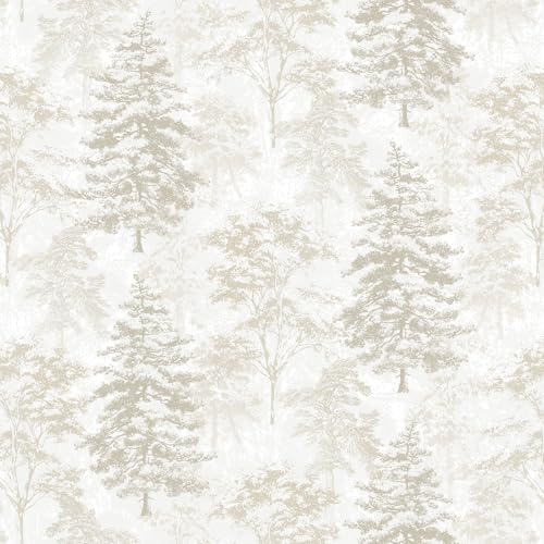 Papier peint autocollant imperméable et amovible beige - 2
