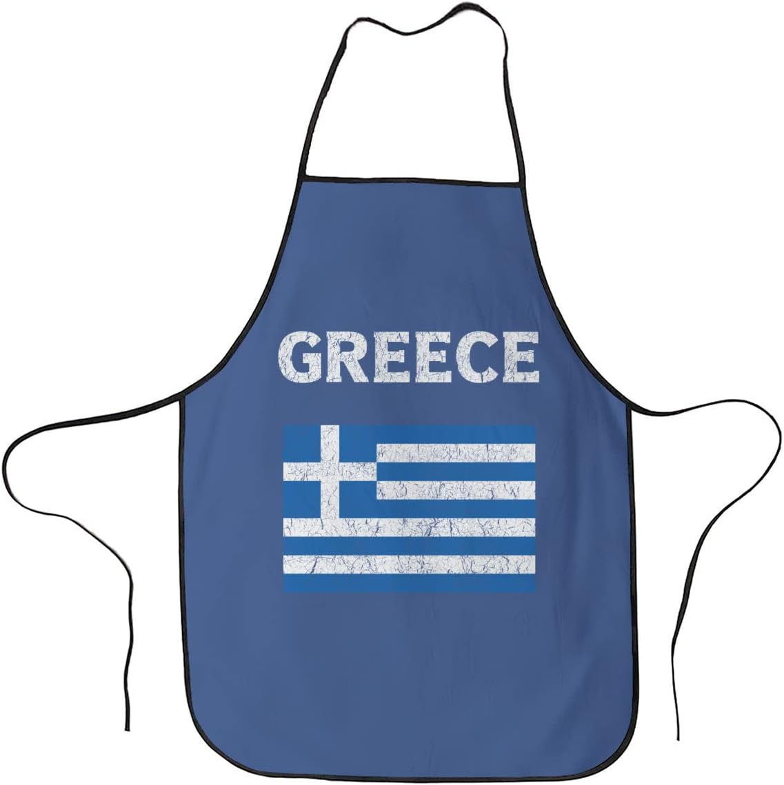 702 Bbq Apron Vintage Greece Greek Flag, Bib Apron Novelty Artist Apron