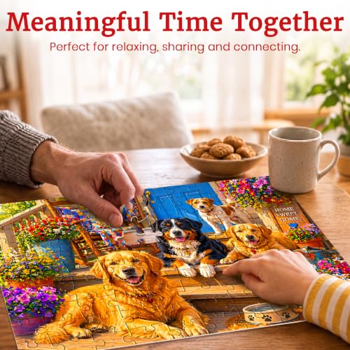 Image of Large Piece Puzzles for Dementia Seniors - 100 Piece Puzzles for Adults