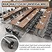 Modular Folding Conference Room Table with Caster Wheels, Versatile Rolling Conference Table, Expandable Flip-Top Design for Dynamic Meetings & Training Sessions,4 Pieces a,55 * 20 * 29
