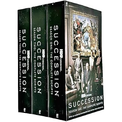 The Complete Scripts Succession Season 1-3 Books Collection Set By Jesse Armstrong