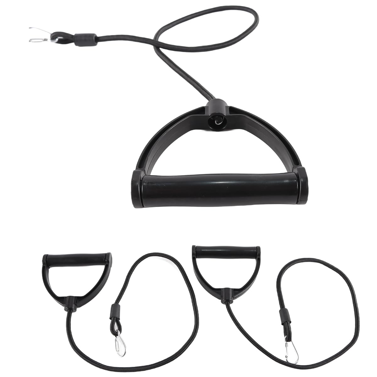 ACOLY 2Pcs Stepper Resistance Bands Fitness Pull Ropes Exercise Resistance Belts with Ergonomic Handles for Home Gym Workout