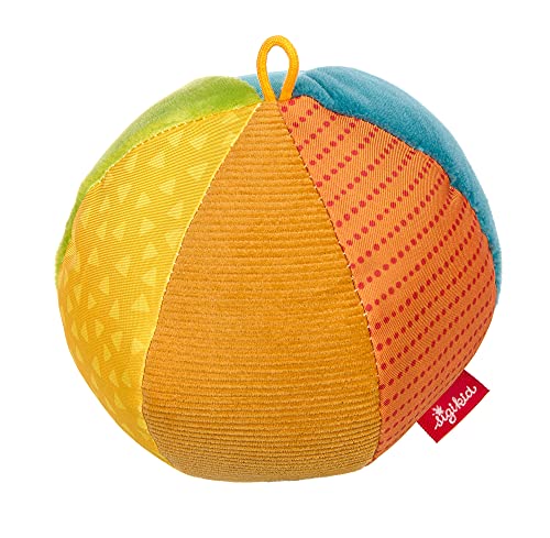 SIGIKID 42381 Softball bunt PlayQ Mädchen und Jungen Babyspielzeug empfohlen ab Geburt mehrfarbig