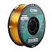 eSUN PETG filament 3mm Yellow 1kg(2.2lb) Spool for Makerbot, Reprap, UP, Afinia, Flash Forge and all FDM 3D Printers, Yellow Semi-transparent