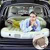 KMZ Matelas gonflable pour SUV flocage épais avec pompe intégrée autogonflant portable pour SUV camion Gonflage et dégonflage rapides