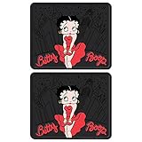 Plasticolor Rubber Rear Floor Mats - Betty Boop - NY New York City Sky Line - Pair