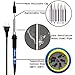 Soldering Iron Kit, 60W Soldering Iron Adjustable Temperature 25-in-1, 5 Solder Tips, Solder Wire, Desoldering Pump, Wire Cutter, Heatshrink Tubes Welding Kit for Electronics Repair Hobby 120V US Plug