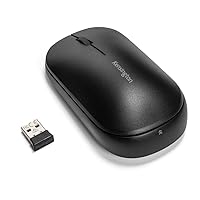 Kensington Mouse wireless doppio SureTrack, Design ambidestro e sottile