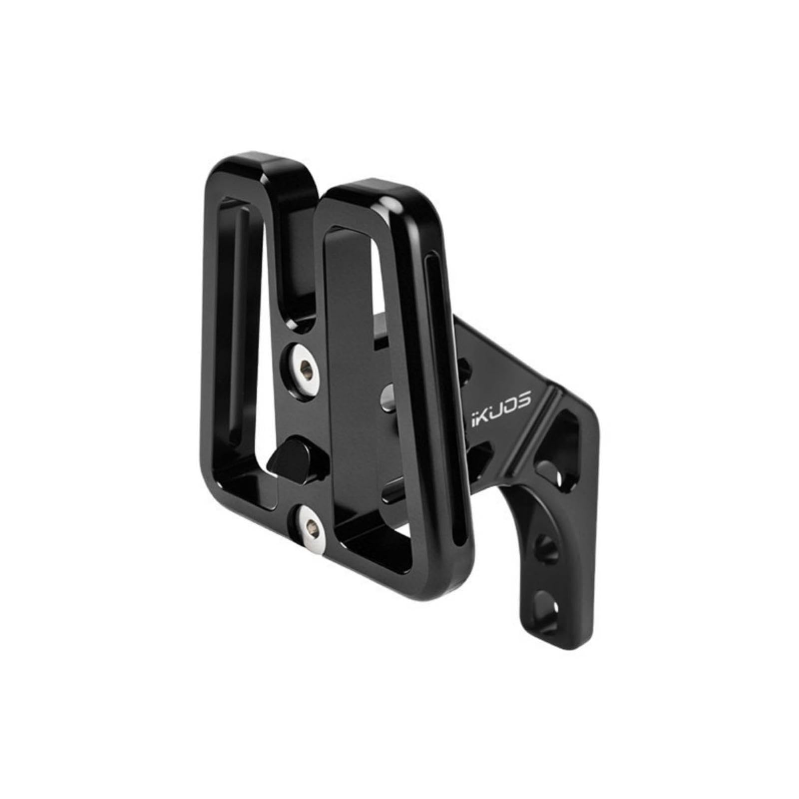 Cycle Rack Riser Bracket CNC-Machined Front Carrier Mount with Clamp Fast-Release Bike Fork Mount for Cyclists, Commuters, Folding Bikes Black-image-19