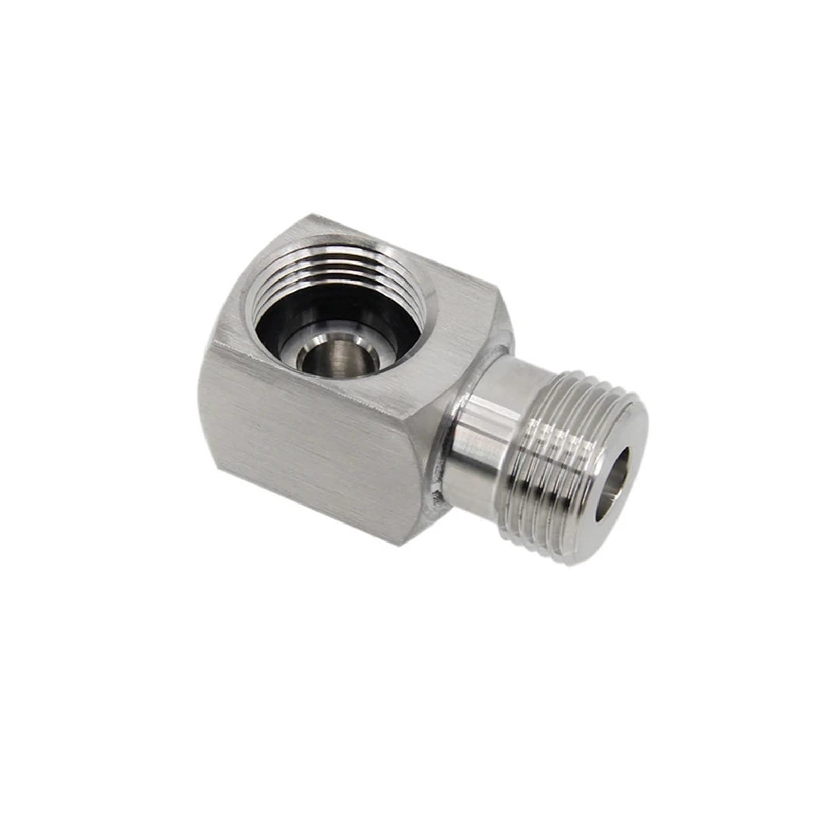 Raccord coudé à Profil Bas for coupleur de fût Filetage Femelle for bière vers Filetage mâle 5/8" BSP Utiliser Un Espace étroit