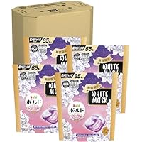 ボールド ジェルボール ホワイトムスク&フローラルの香り 詰替 65個入 4袋 Amazon.co.jp: Bold ボールド 洗濯洗剤 ジェルボール 4in1 ホワイト