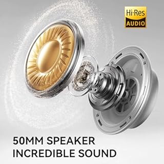 OneOdio Hi-Res Professional Studio DJ Headphones for Monitoring and Mixing Recording, Over Ear Headphones with 50mm Driver Unit with Detachable Cable