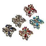 Mini diseño de mariposa de diamantes de imitación con un color encantador, hace que sus hijos sean más lindos y atractivos.