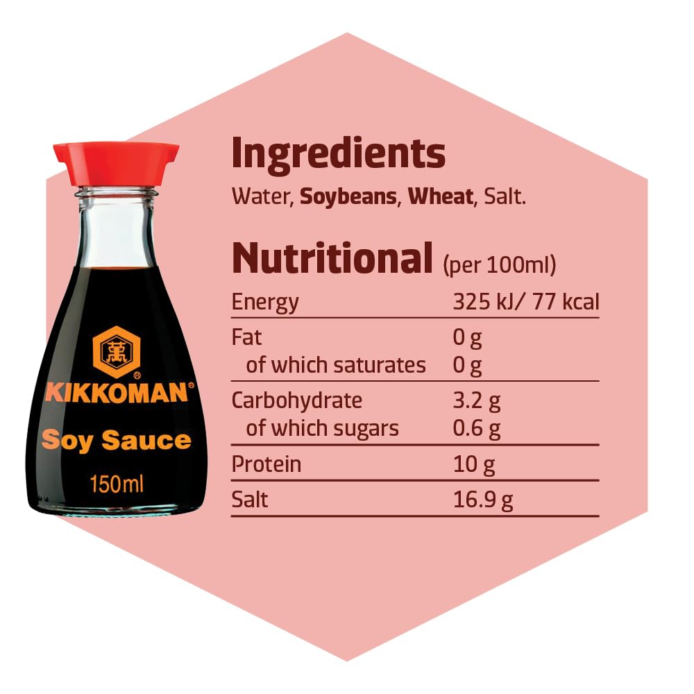 KIKKOMAN - Salsa de soja, paquete de 5 (1 X 5 LTR)