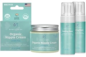 Earth Mama Organic Nipple Cream & Perineal Spray Postpartum Essentials