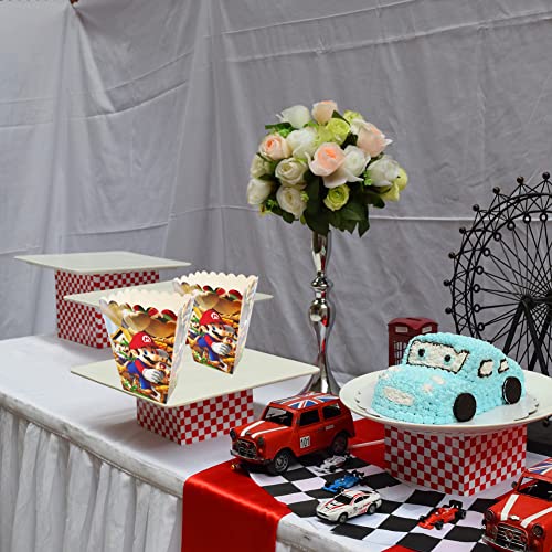 30 Pcs Mario Birthday Party Popcorn Boxes, Mario Birthday Party Supplies Favors Candy Container For Birthday Theater Themed Parties Movie Nights Carnivals #TOP2