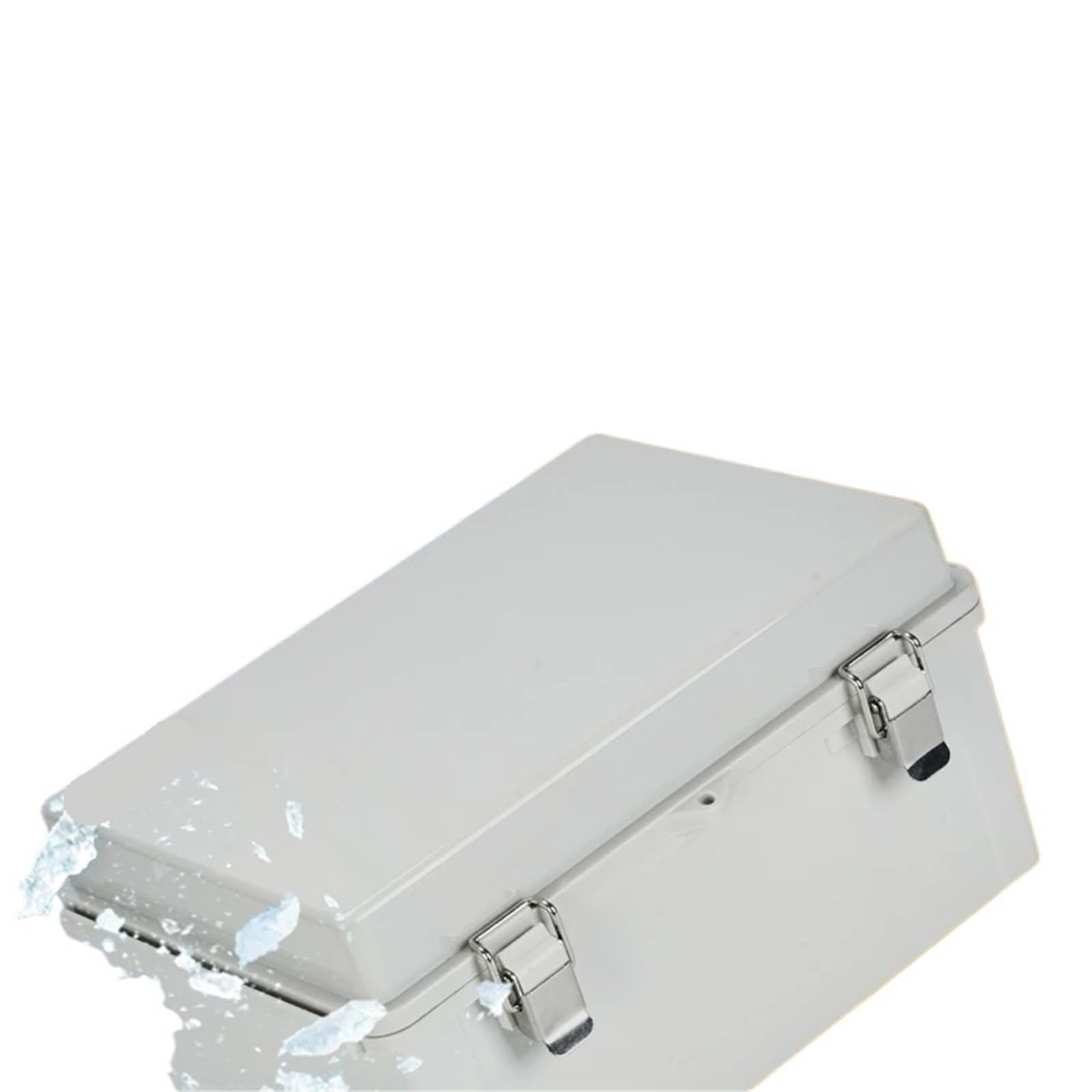 Scatola di controllo impermeabile per esterni, in ABS, IP65, per interni, fai da te, per connessione di cavi, scatole di giunzione Hasp(370 x 270 x 150) AIQFTGSNS
