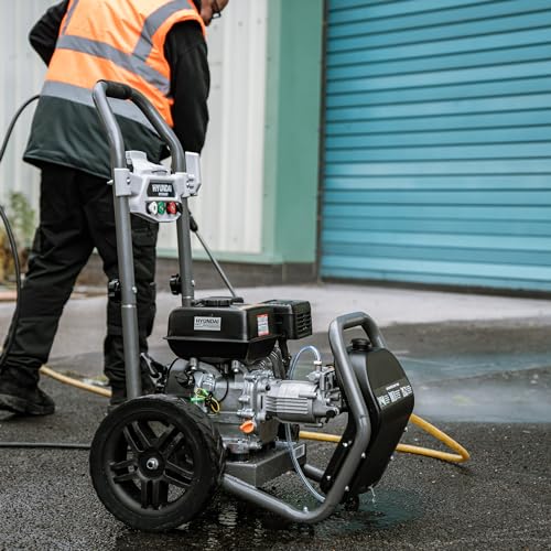 Hyundai 3400 PSI Petrol Jet Washer – 210cc 7hp Engine, 9L/min Flow Rate, Detergent Tank & 10m Hose – High-Pressure Cleaner 6 Hyundai 3400 PSI Petrol Jet Washer – 210cc 7hp Engine, 9L/min Flow Rate, Detergent Tank & 10m Hose – High-Pressure Cleaner - Image 6