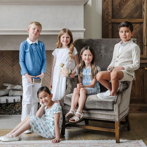 Hope & Henry Boys' Long Sleeve Rugby Polo Shirt3